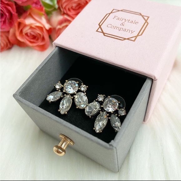 Statement Earrings Rhinestone - Picture 3 of 4